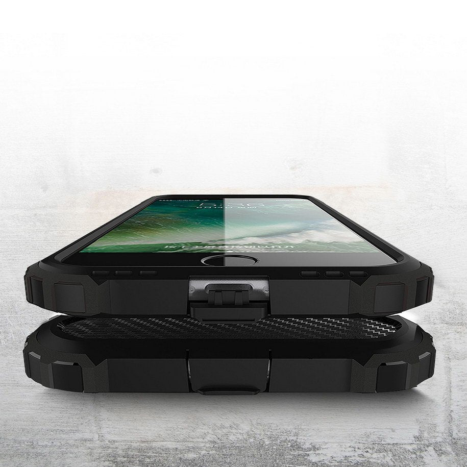 Θήκη για Apple iPhone SE (2022) / SE (2020) / 8 / 7, Techsuit, Hybrid Armor, Μαύρη
