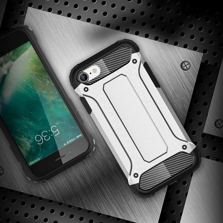 Θήκη για Apple iPhone SE (2022) / SE (2020) / 8 / 7, Techsuit, Hybrid Armor, Μαύρη