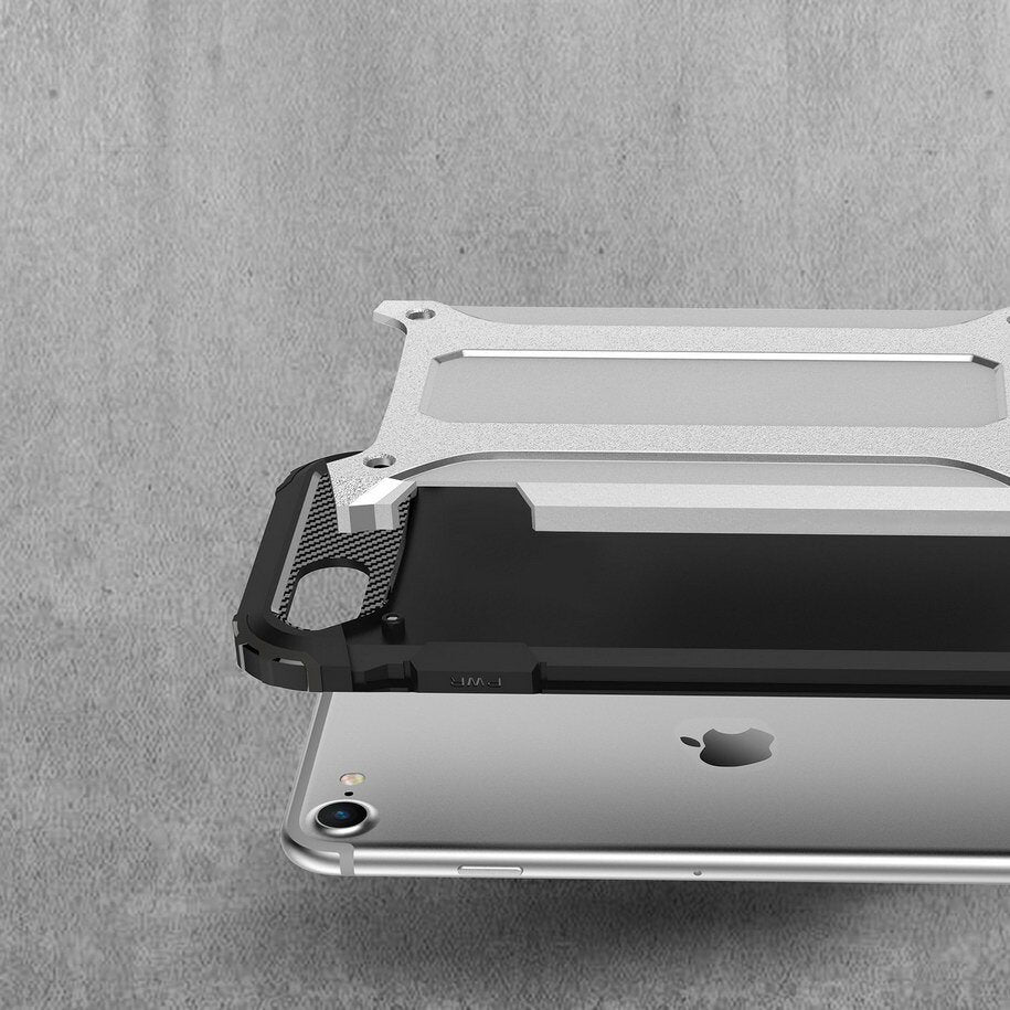 Θήκη για Apple iPhone SE (2022) / SE (2020) / 8 / 7, Techsuit, Hybrid Armor, Μαύρη