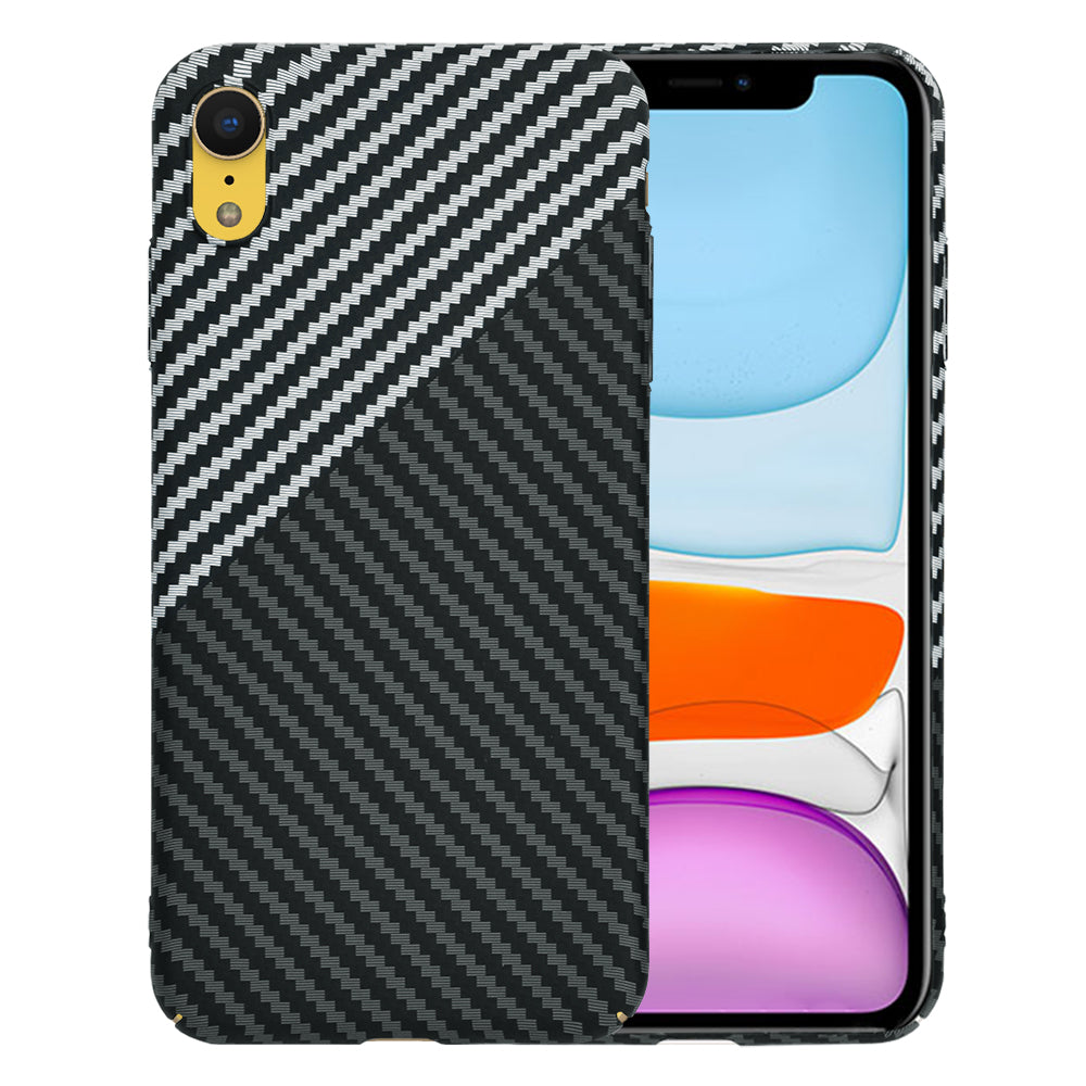 Θήκη για Apple iPhone XR, Techsuit, Carbonite FiberShell, Μαύρο Γκρι