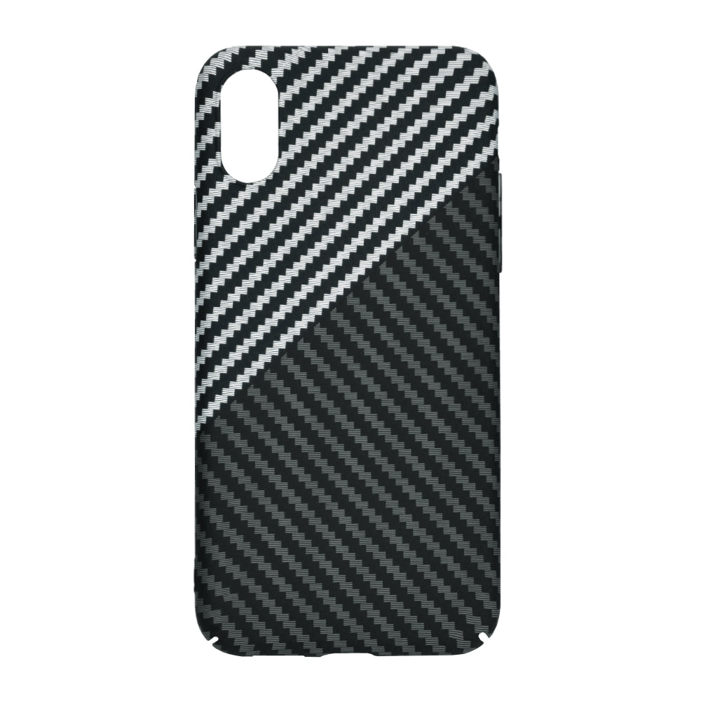 Θήκη για Apple iPhone XR, Techsuit, Carbonite FiberShell, Μαύρο Γκρι