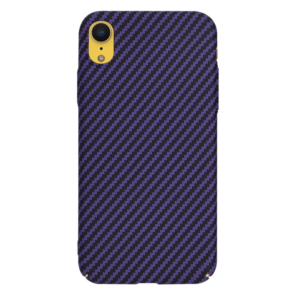 Θήκη για Apple iPhone XR, Techsuit, Carbonite FiberShell, Μωβ