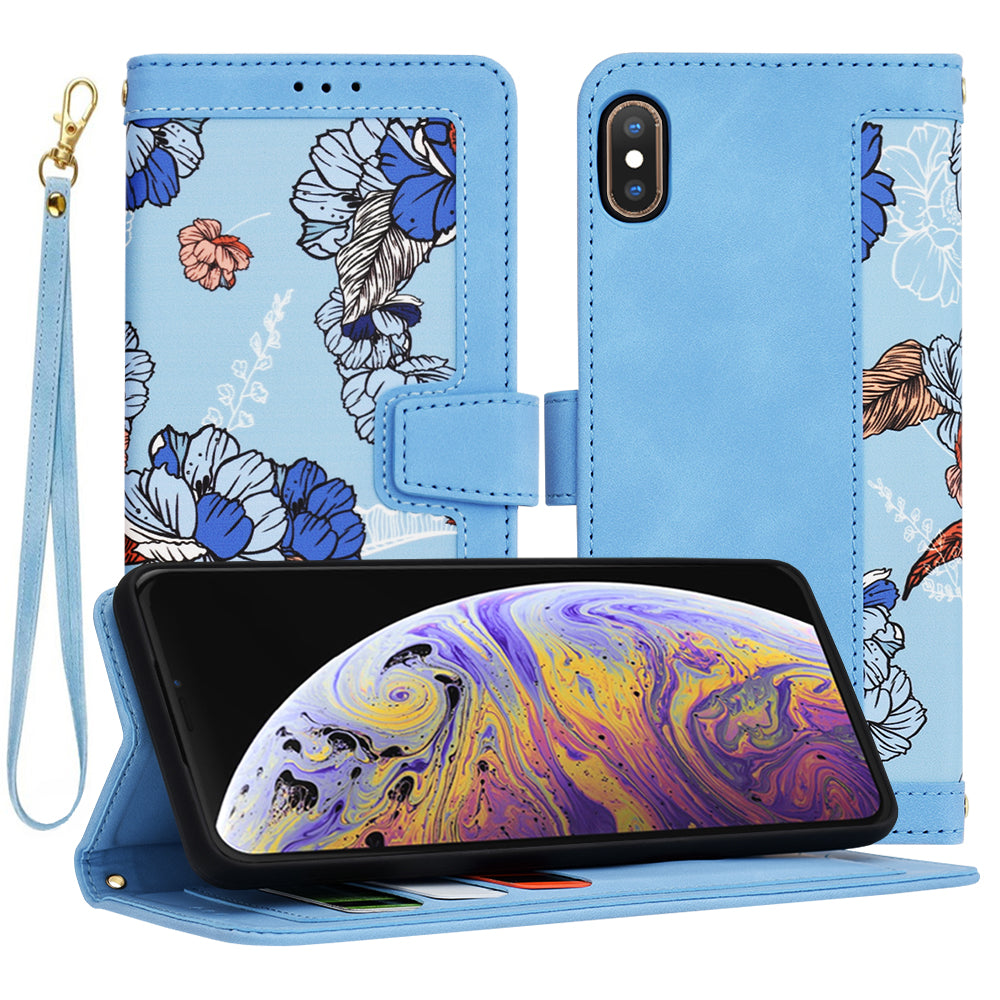 Θήκη για Apple iPhone XS Max, Techsuit, FlipCraft, Μπλε