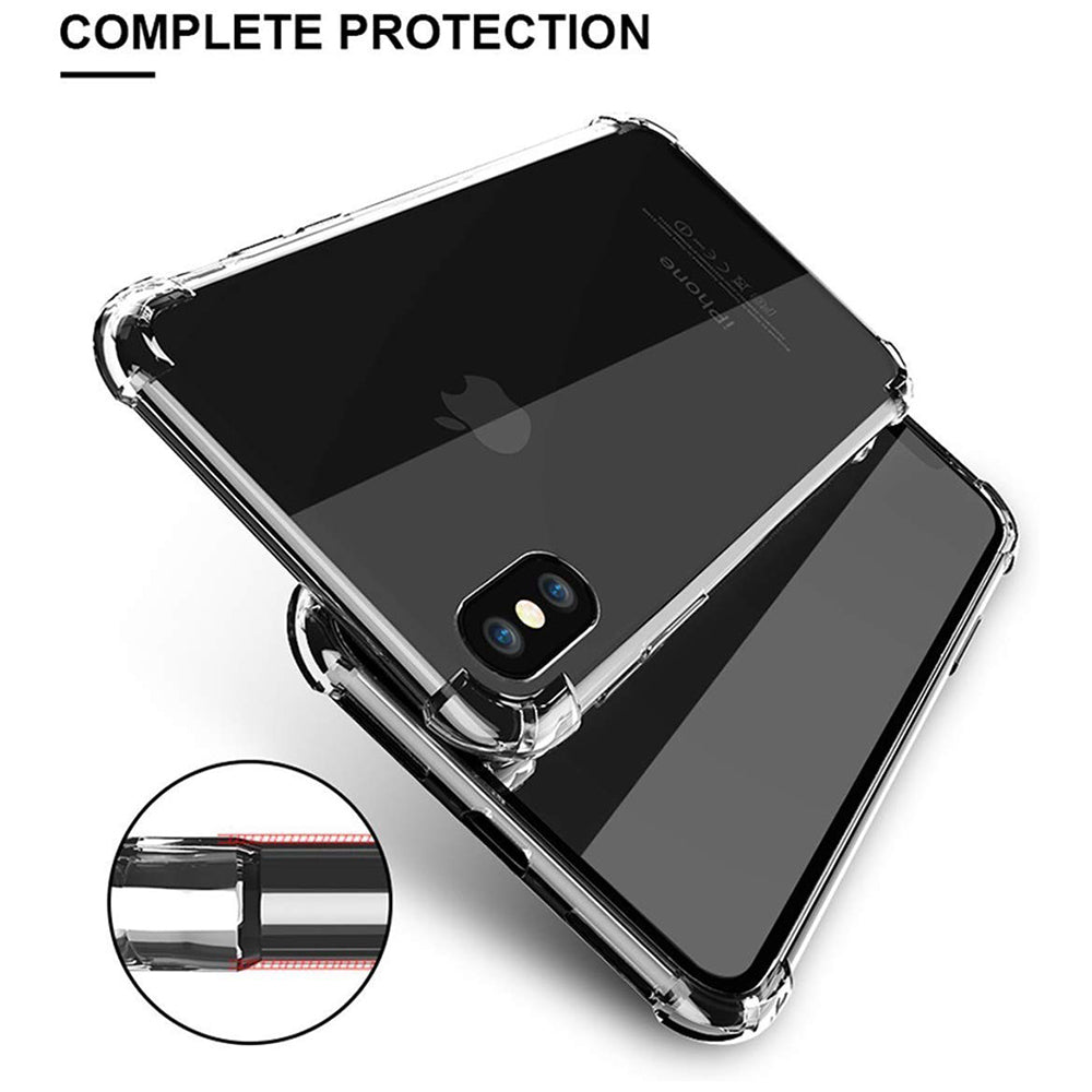 Θήκη για Apple iPhone XS Max, Techsuit, Ανθεκτική σε Κρούσεις Διαφανής, Διάφανη