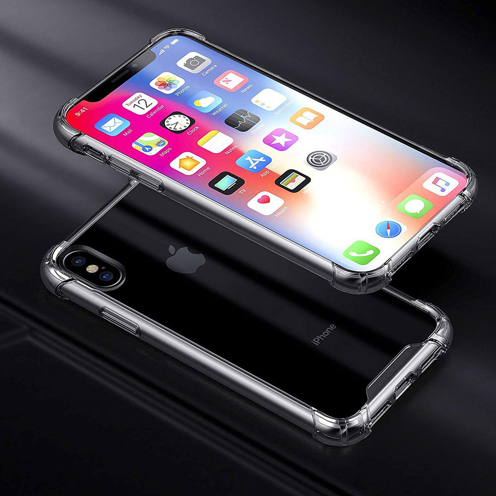 Θήκη για Apple iPhone XS Max, Techsuit, Ανθεκτική σε Κρούσεις Διαφανής, Διάφανη