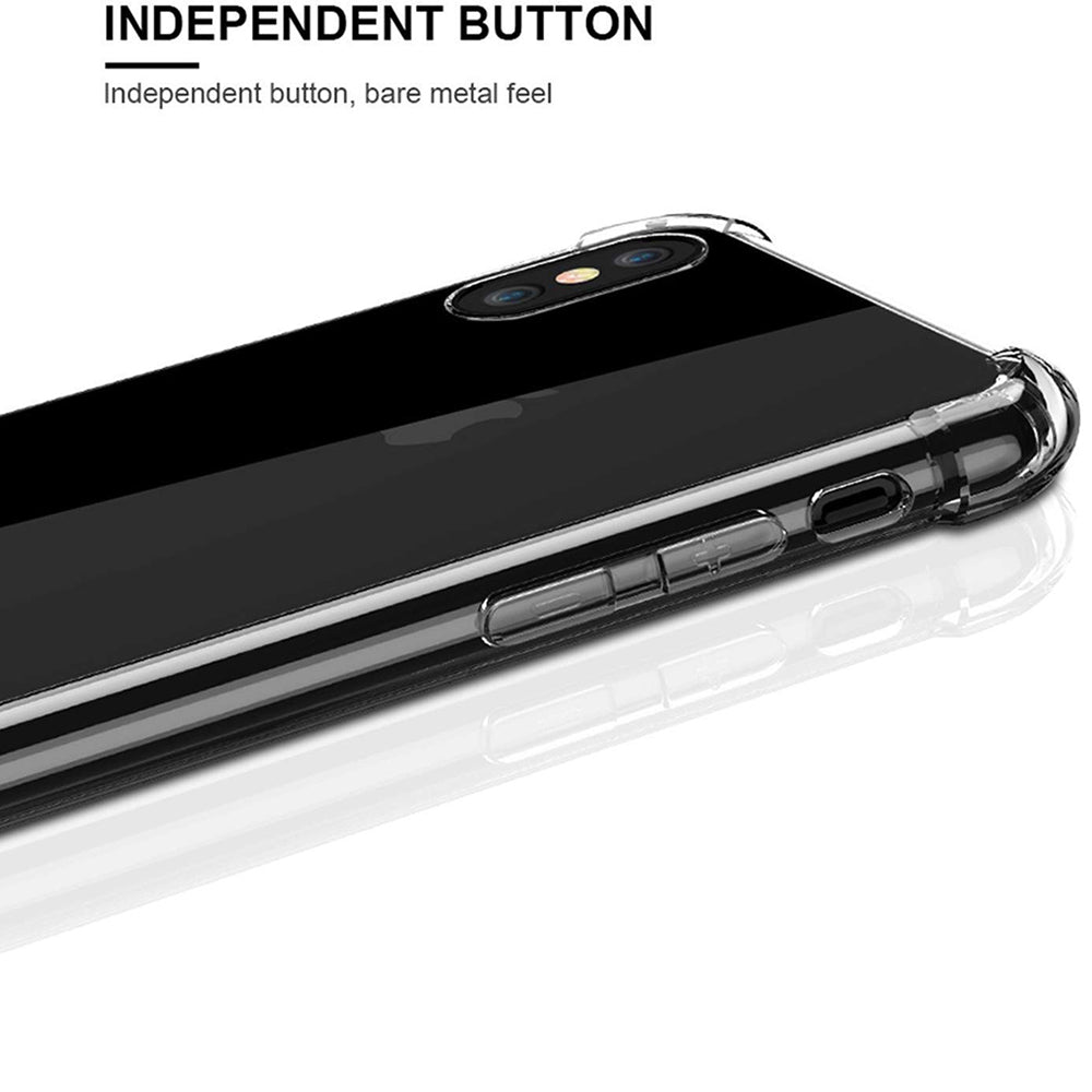 Θήκη για Apple iPhone XS Max, Techsuit, Ανθεκτική σε Κρούσεις Διαφανής, Διάφανη