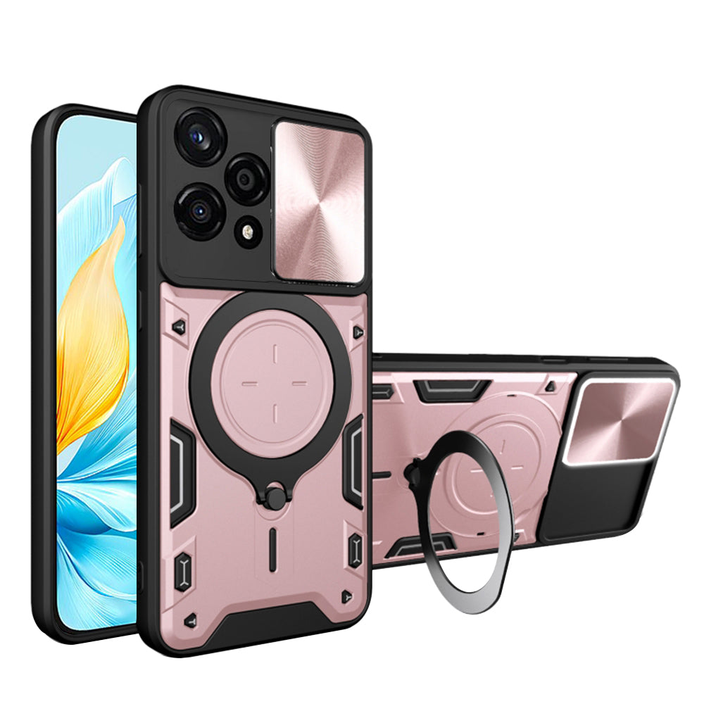 Θήκη για Honor 200 Lite, Techsuit, CamGuard Pro, Ροζ Χρυσό