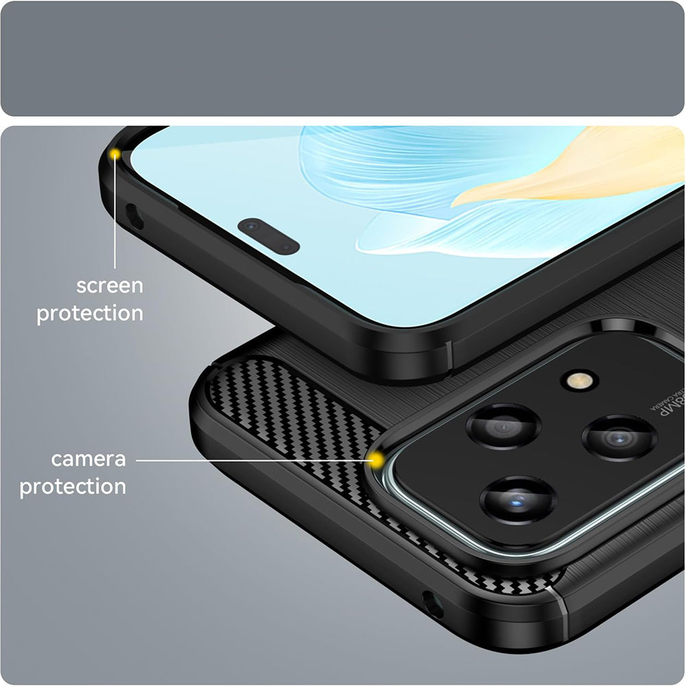 Θήκη για Honor 200 Lite, Techsuit, Carbon, Μπλε