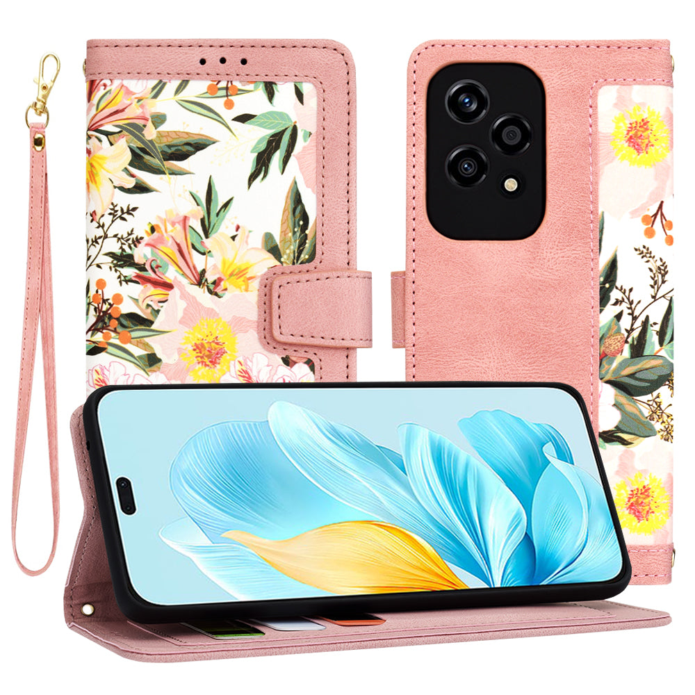 Θήκη για Honor 200 Lite, Techsuit, FlipCraft, Ροζ