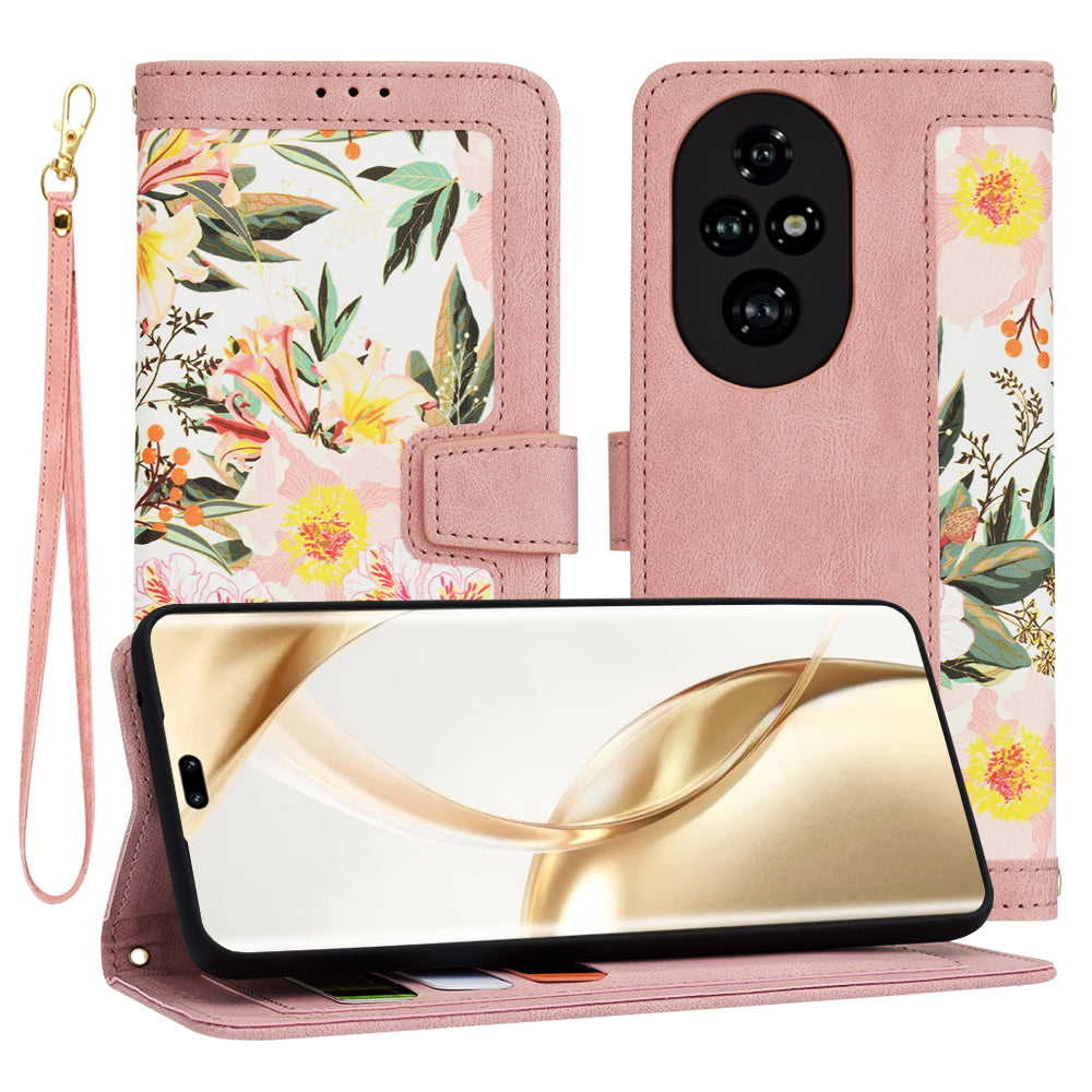 Θήκη για Honor 200 Pro, Techsuit, FlipCraft, Ροζ