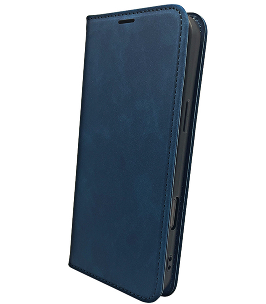 Θήκη για Honor 400 Lite, OEM, Smart Suede, Μπλε σκούρο