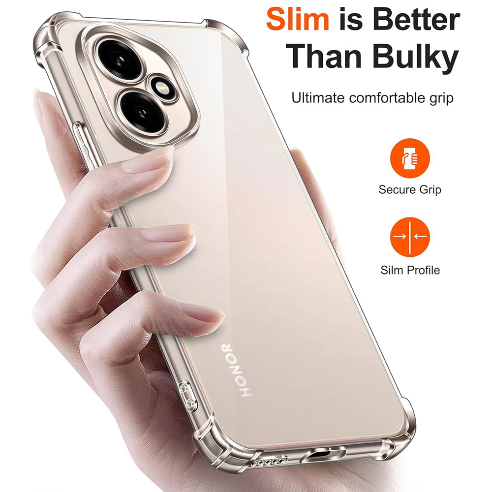 Θήκη για Honor 400 Pro, Techsuit, Ανθεκτική σε Κρούσεις Διαφανής, Διάφανη