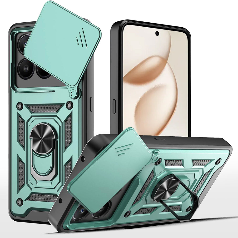 Θήκη για Honor 400 Smart 4G / X7d 4G / 400 Smart 5G, Techsuit, CamShield, Πράσινο