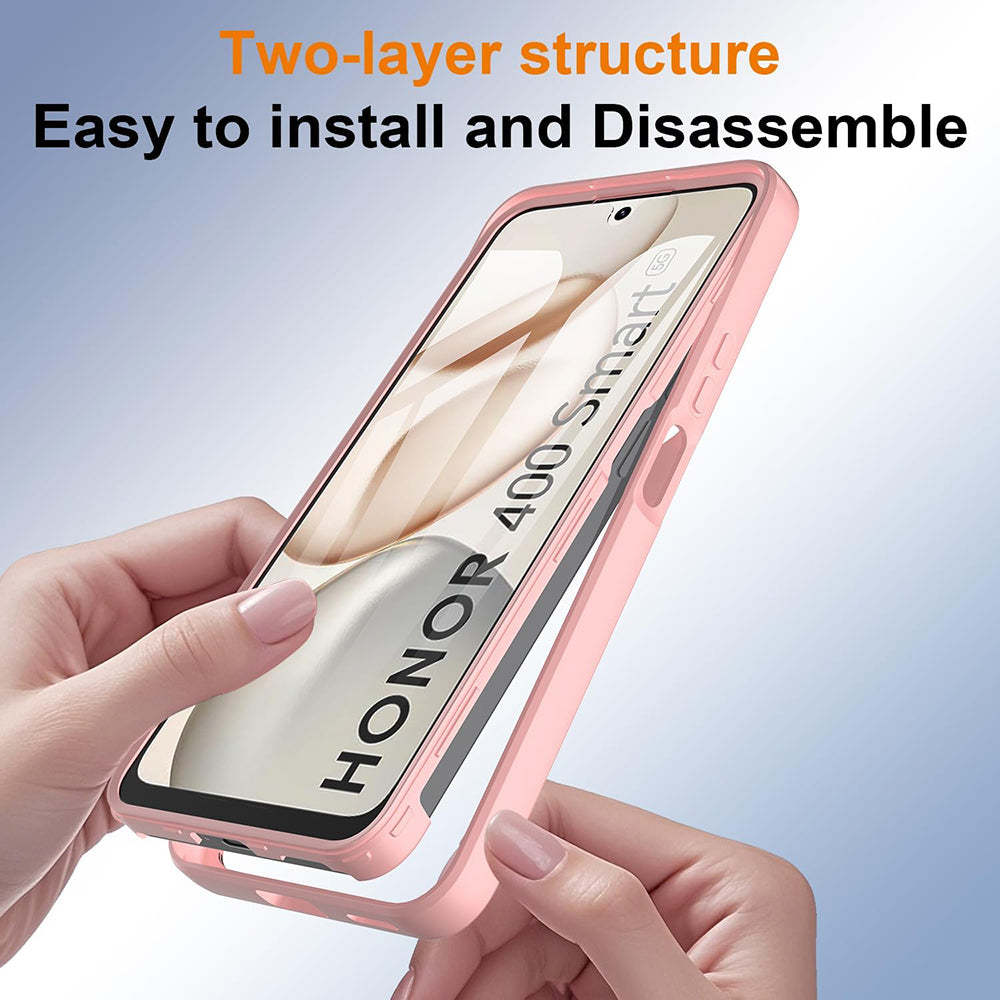 Θήκη για Honor 400 Smart 4G / X7d 4G / 400 Smart 5G, Techsuit, ColorVerse 360, Ροζ