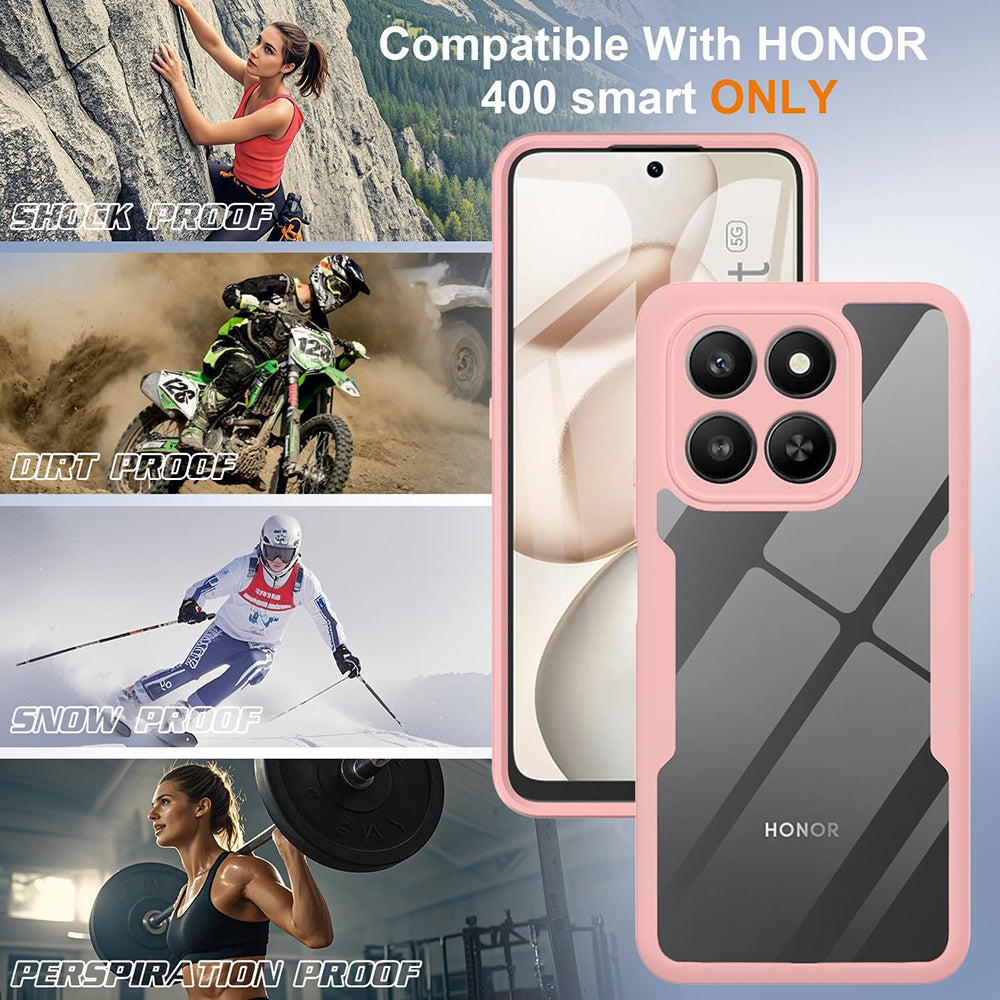 Θήκη για Honor 400 Smart 4G / X7d 4G / 400 Smart 5G, Techsuit, ColorVerse 360, Ροζ