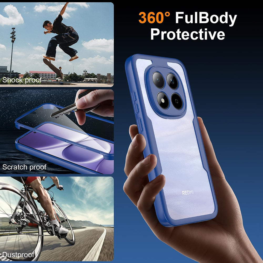 Θήκη για Honor 600 Lite, Techsuit, ColorVerse 360, Μπλε