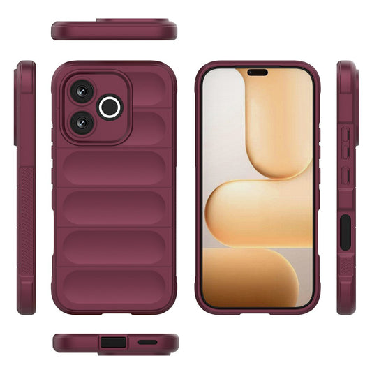 Θήκη για Honor 600 Lite, Techsuit, Magic Shield, Βυσσινί