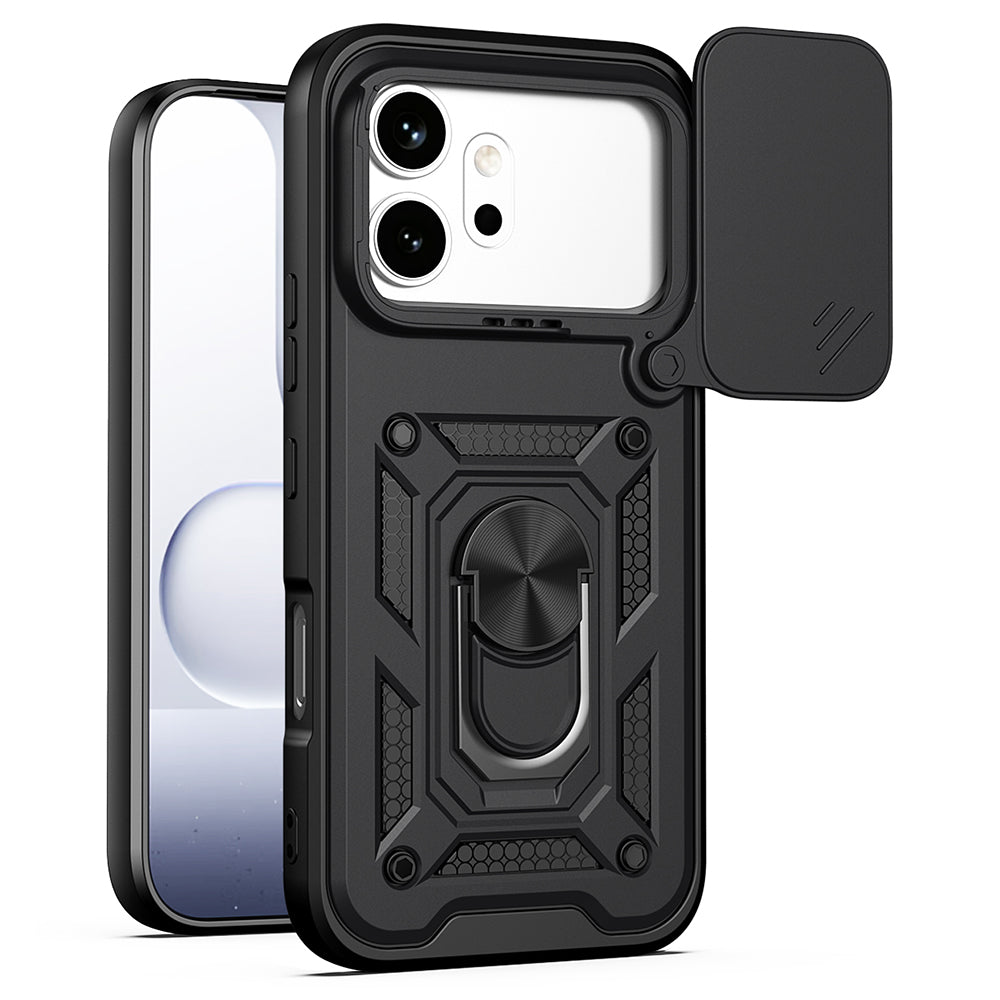 Θήκη για Honor 600 Pro / 600, Techsuit, CamShield, Μαύρο