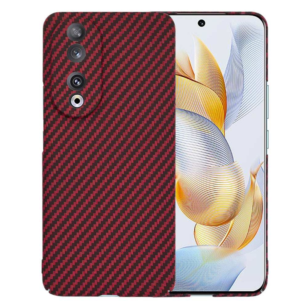 Θήκη για Honor 90, Techsuit, Carbonite FiberShell, Κόκκινο