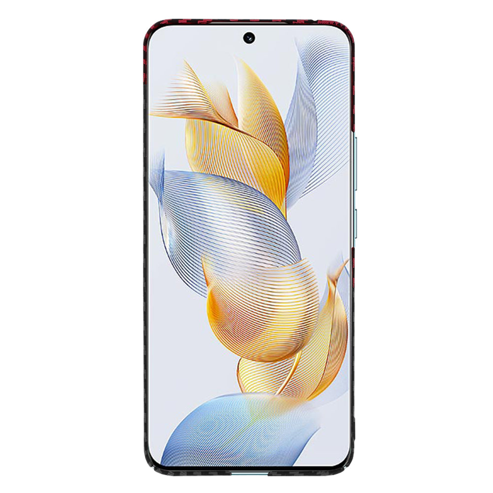 Θήκη για Honor 90, Techsuit, Carbonite FiberShell, Μαύρο Κόκκινο