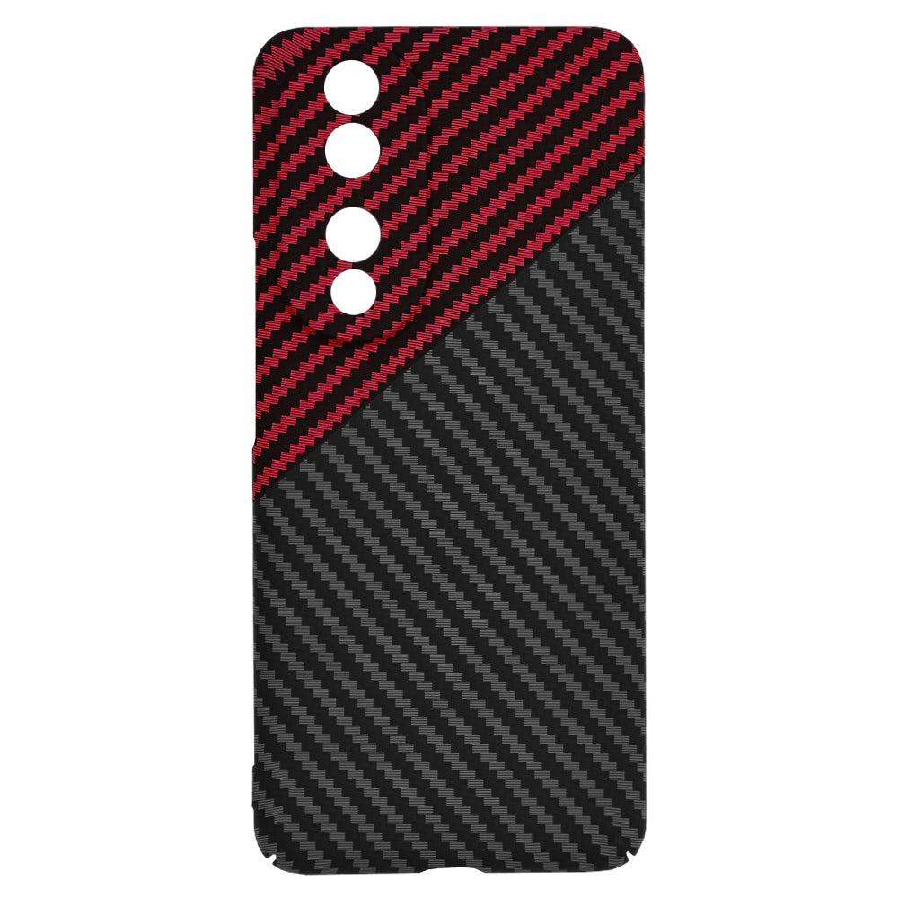 Θήκη για Honor 90, Techsuit, Carbonite FiberShell, Μαύρο Κόκκινο