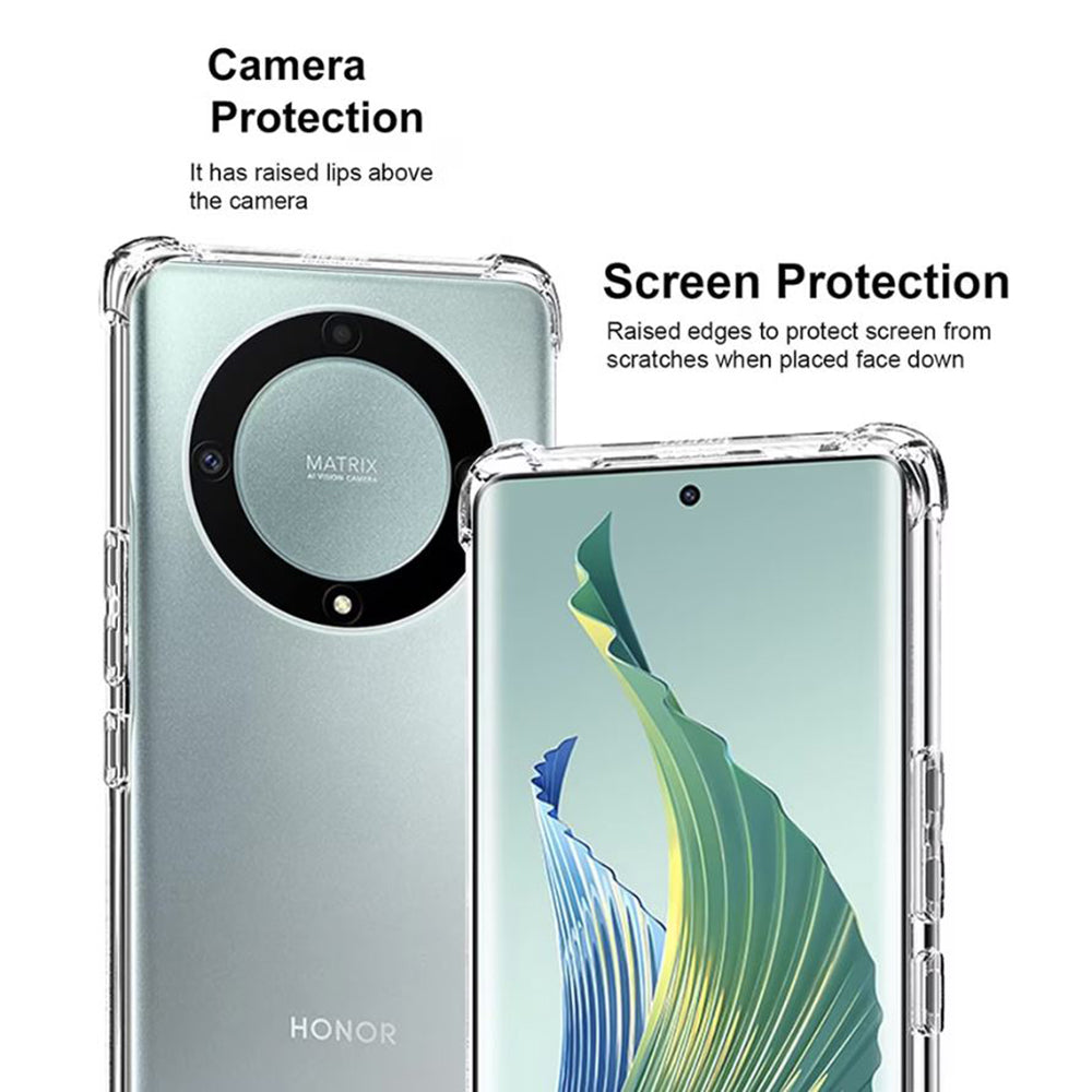 Θήκη για Honor Magic6 Lite, Techsuit, Ανθεκτική σε Κρούσεις Διαφανής, Διάφανη