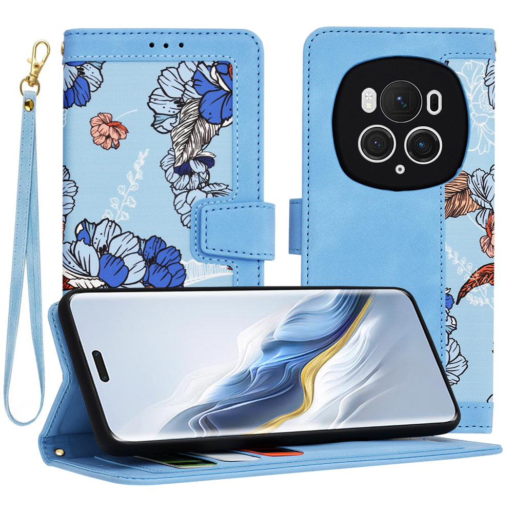 Θήκη για Honor Magic6 Pro, Techsuit, FlipCraft, Μπλε