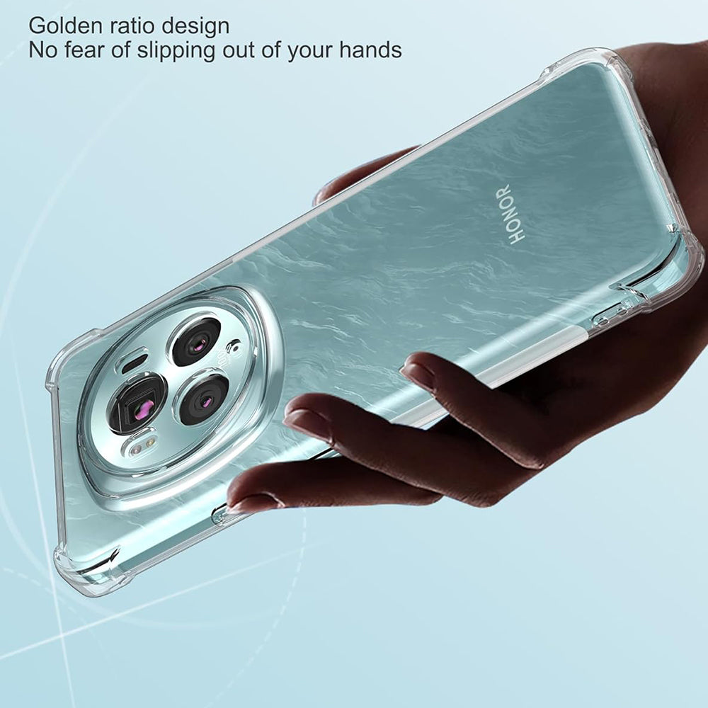 Θήκη για Honor Magic6 Pro, Techsuit, Ανθεκτική σε Κρούσεις Διαφανής, Διάφανη