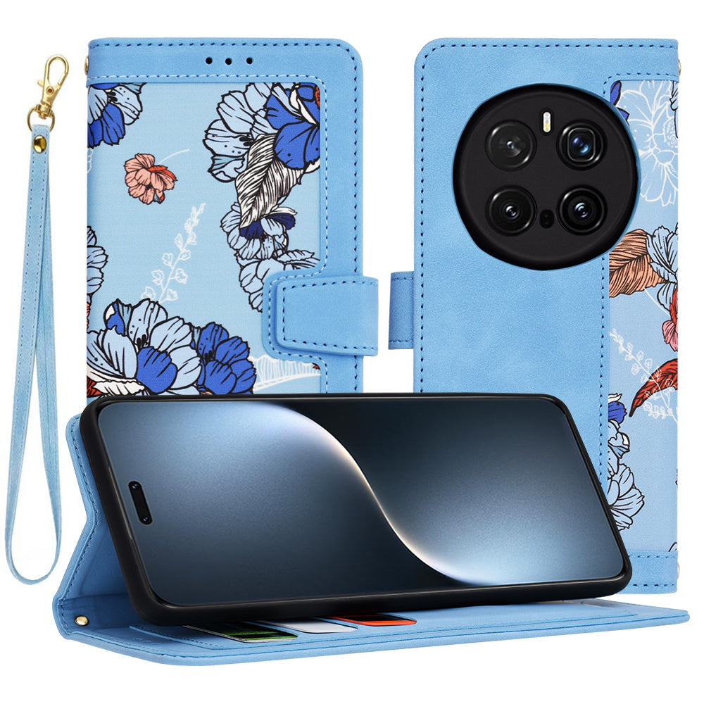Θήκη για Honor Magic7 Pro, Techsuit, FlipCraft, Μπλε