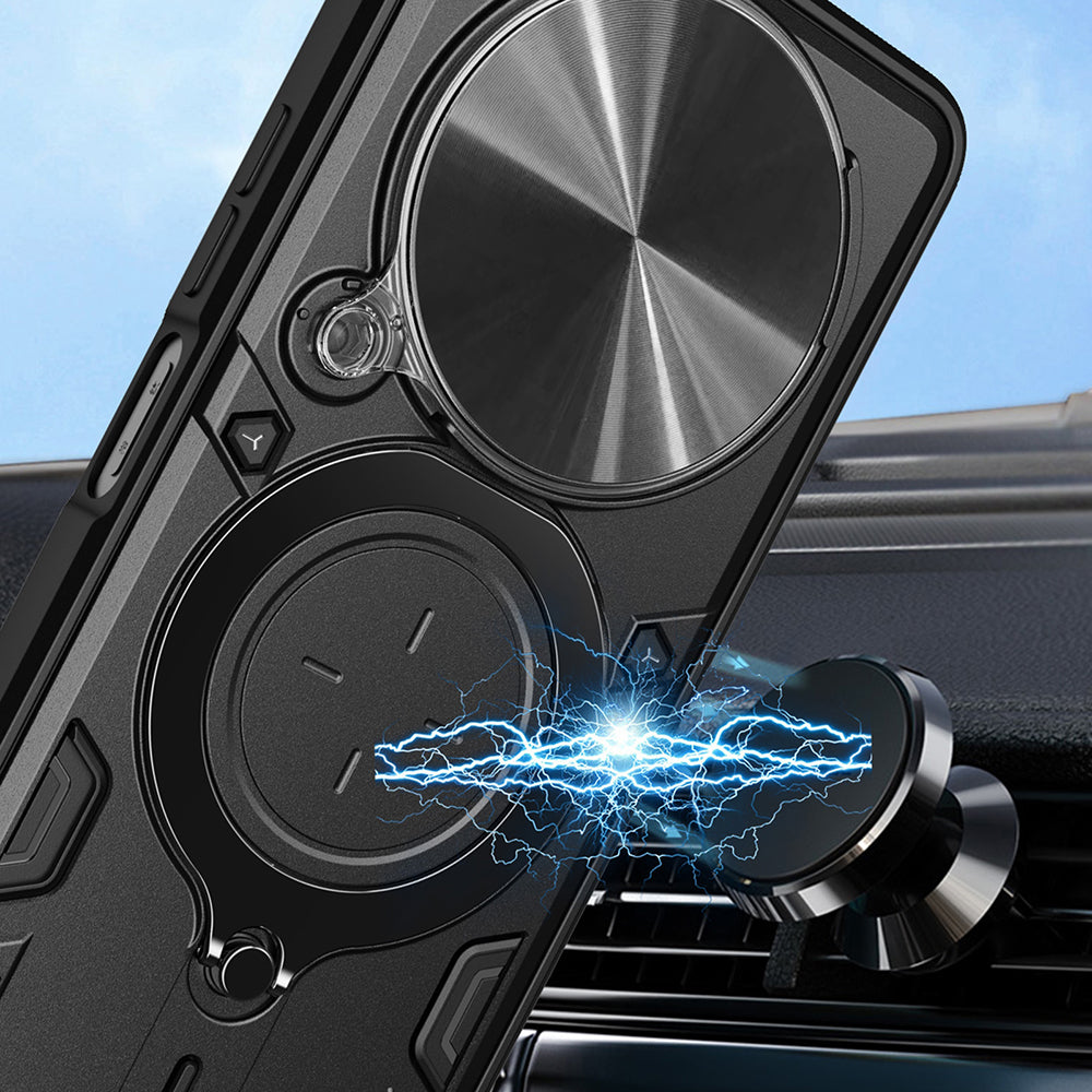 Θήκη για Honor Magic8 Pro, Techsuit, CamGuard Pro, Κόκκινη