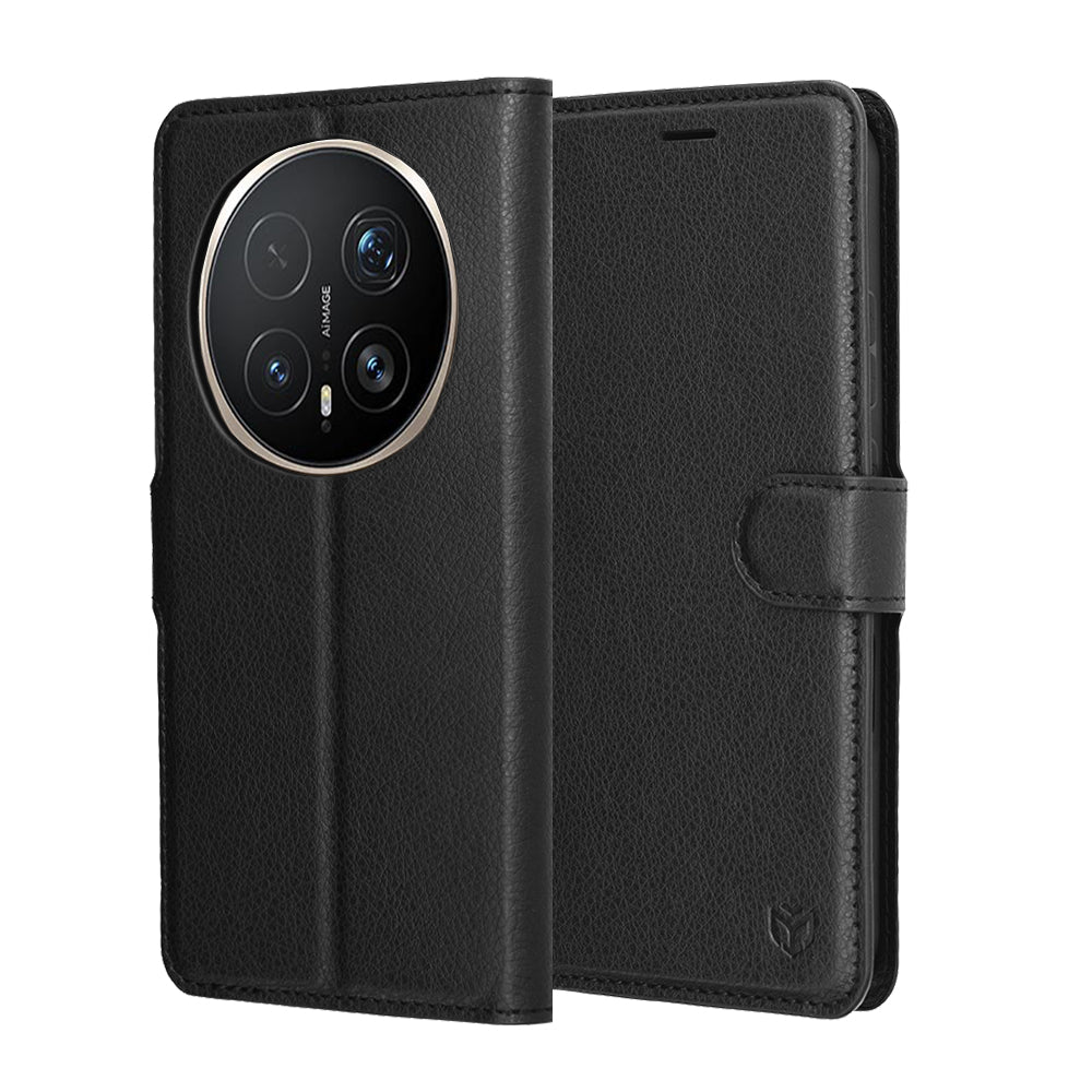 Θήκη για Honor Magic8 Pro, Techsuit, Leather Folio, Μαύρο