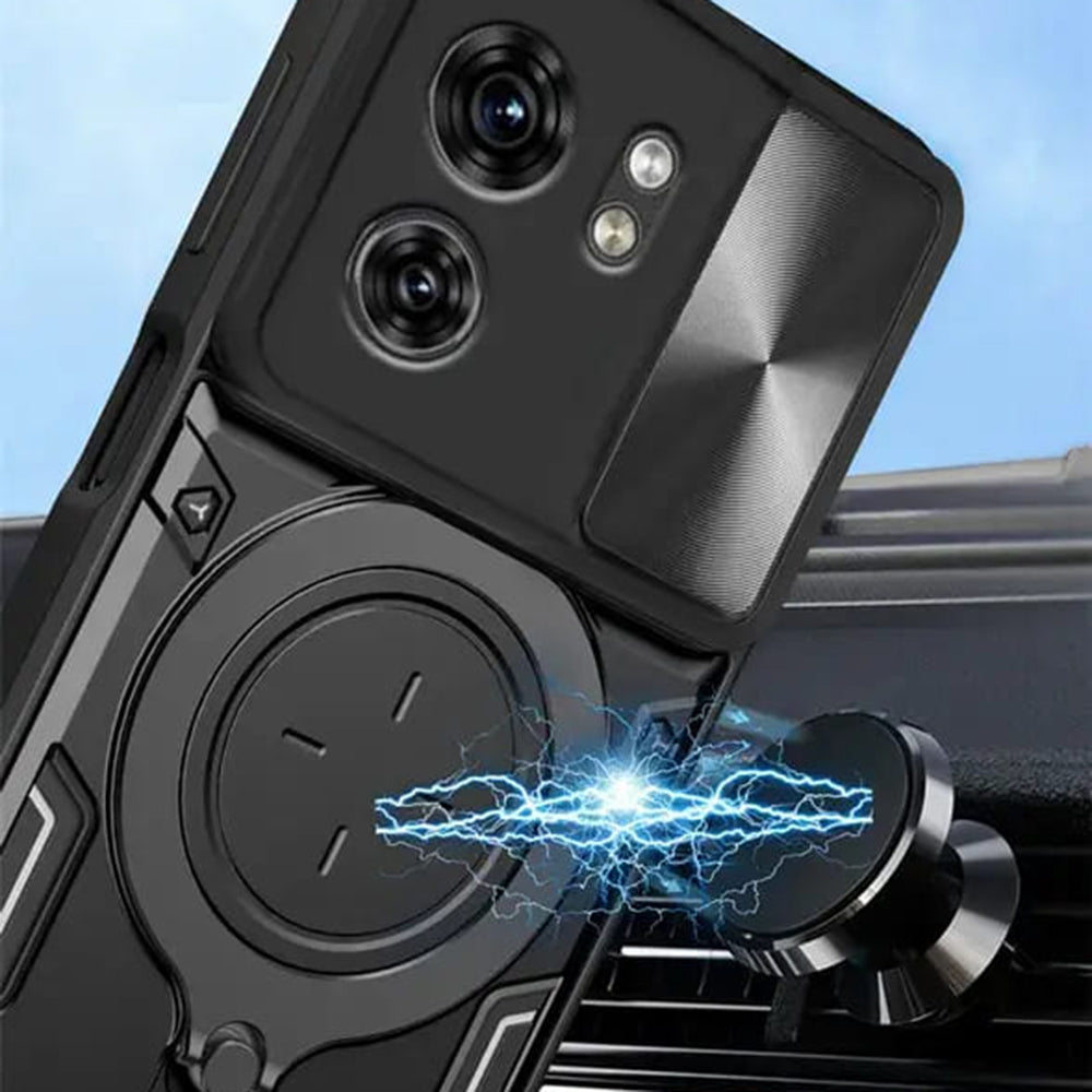 Θήκη για Honor X5c Plus, Techsuit, CamGuard Pro, Ροζ Χρυσό