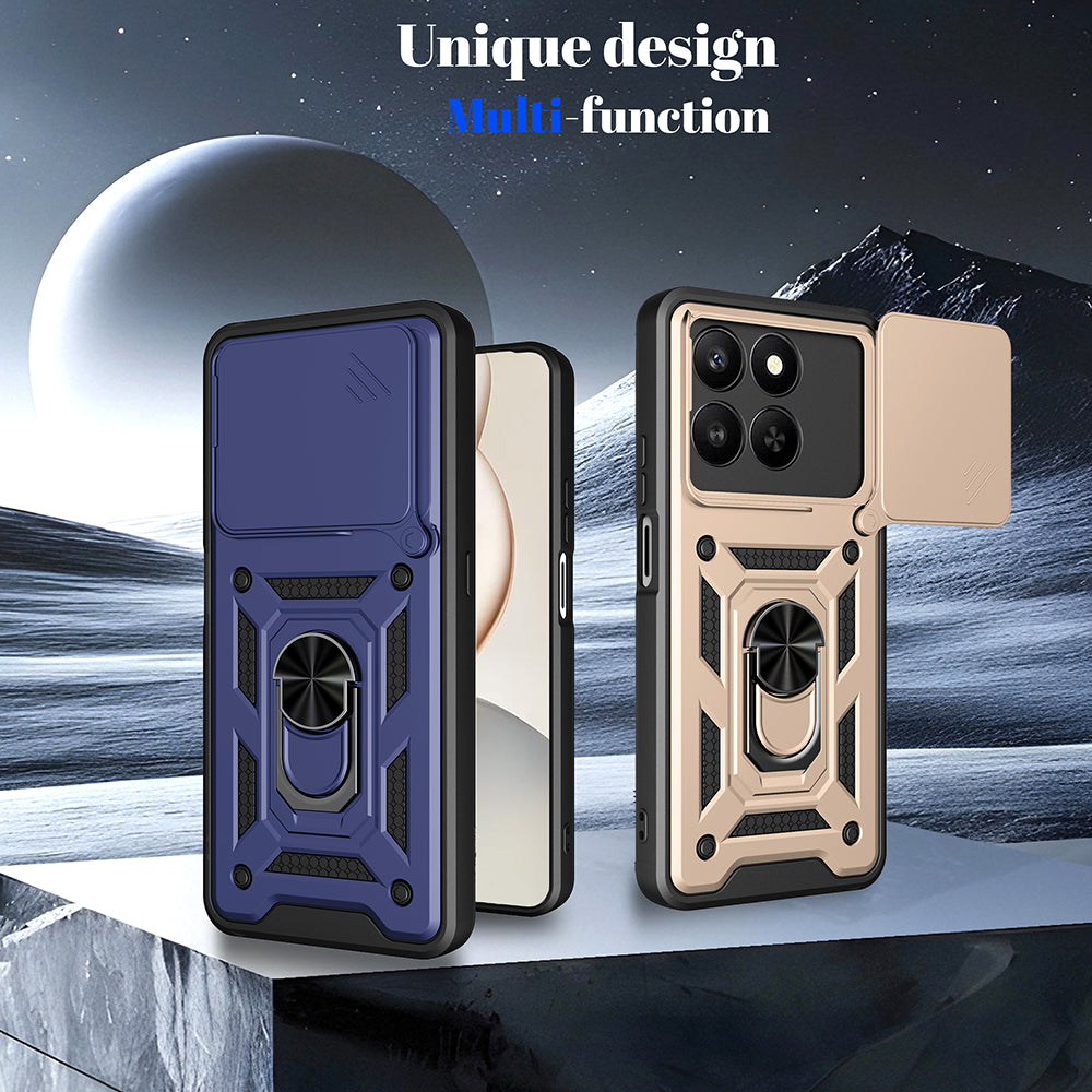 Θήκη για Honor X5c Plus, Techsuit, CamShield, Ροζ Χρυσό