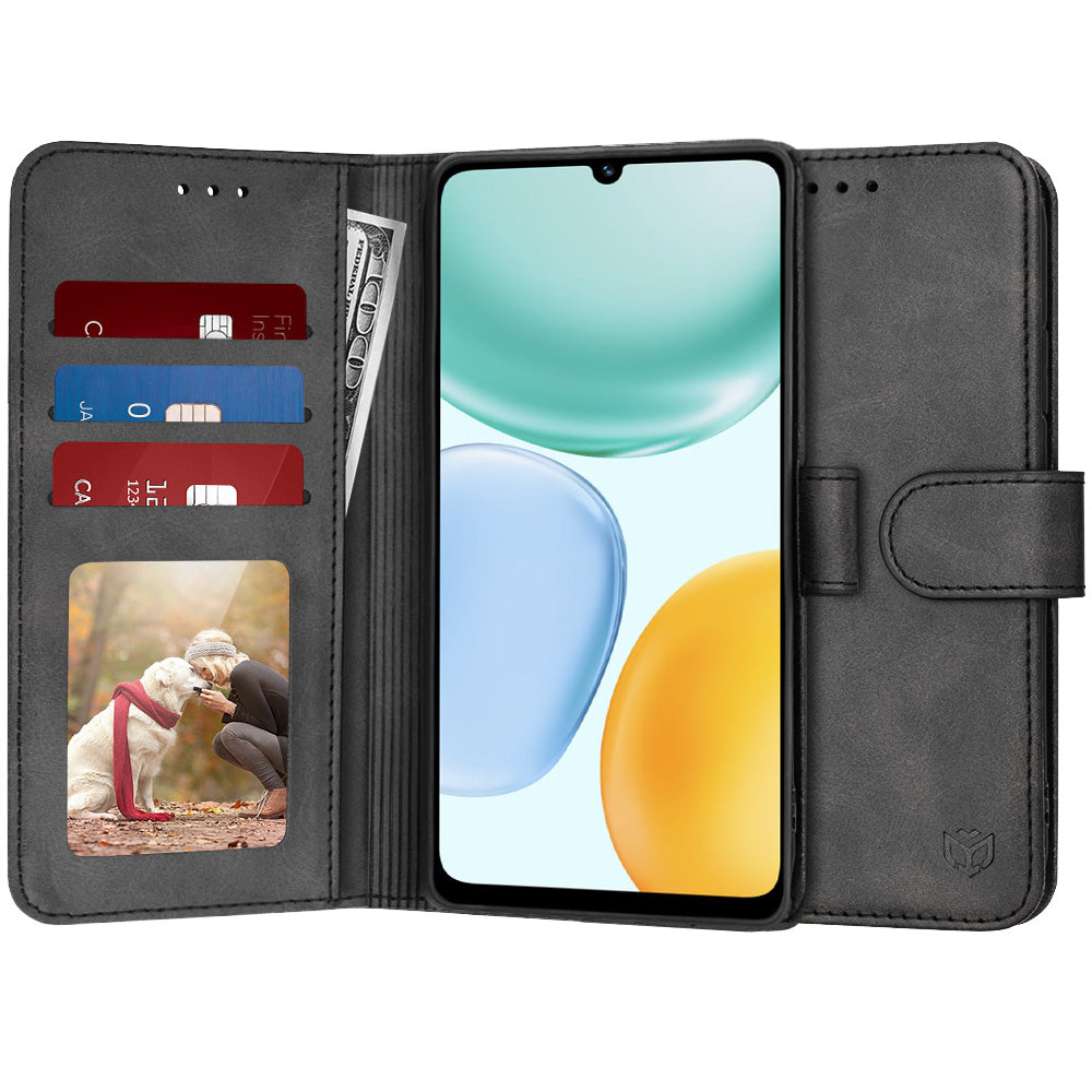 Θήκη για Honor X5c Plus, Techsuit, Diary Book, Μαύρη