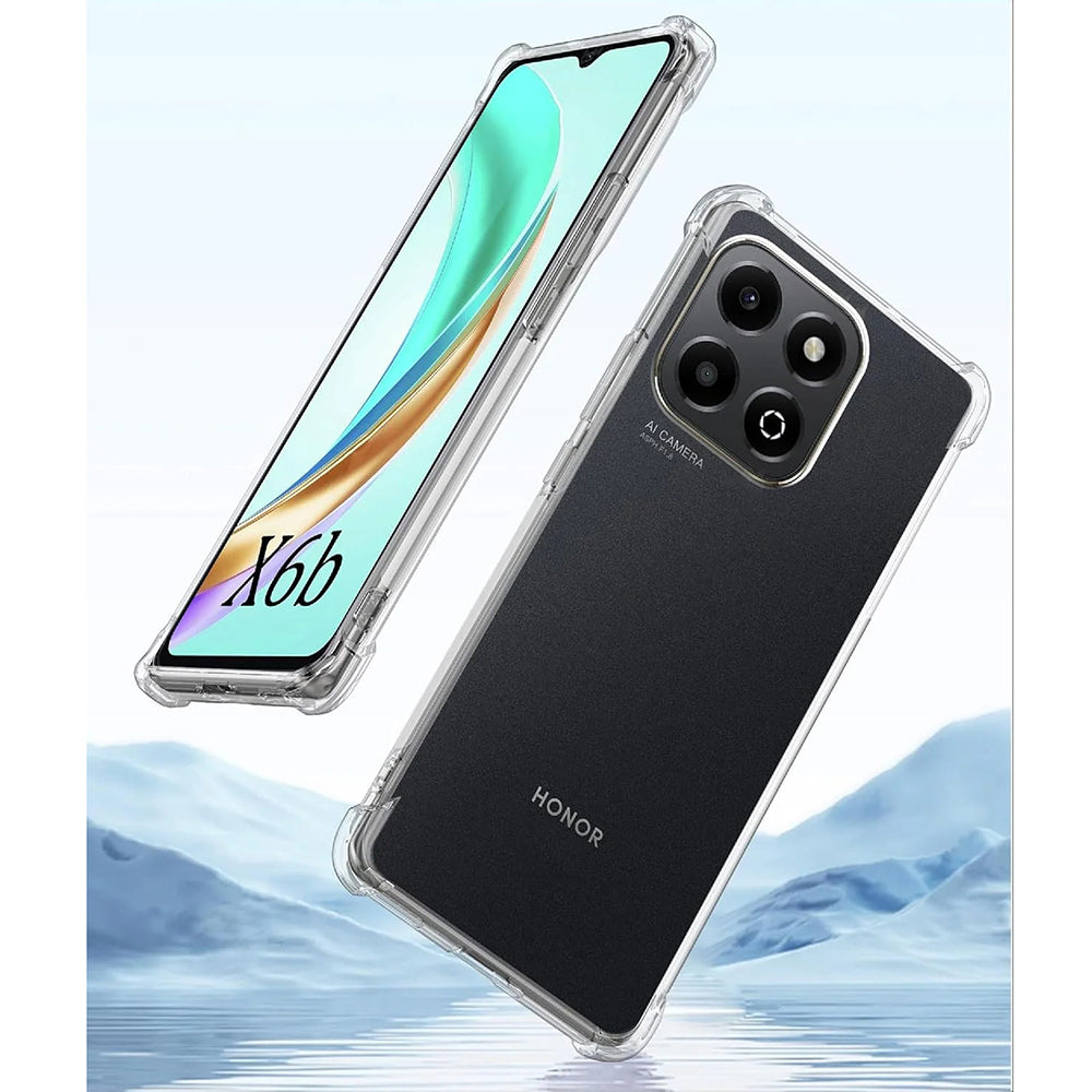 Θήκη για Honor X6b, Techsuit, Ανθεκτική σε Κρούσεις Διαφανής, Διάφανη