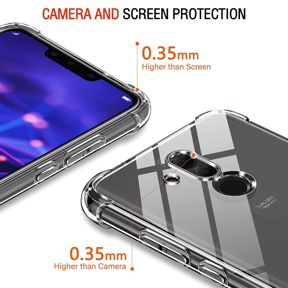 Θήκη για Huawei Mate 20 Lite, Techsuit, Ανθεκτική σε Κρούσεις Διαφανής, Διάφανη