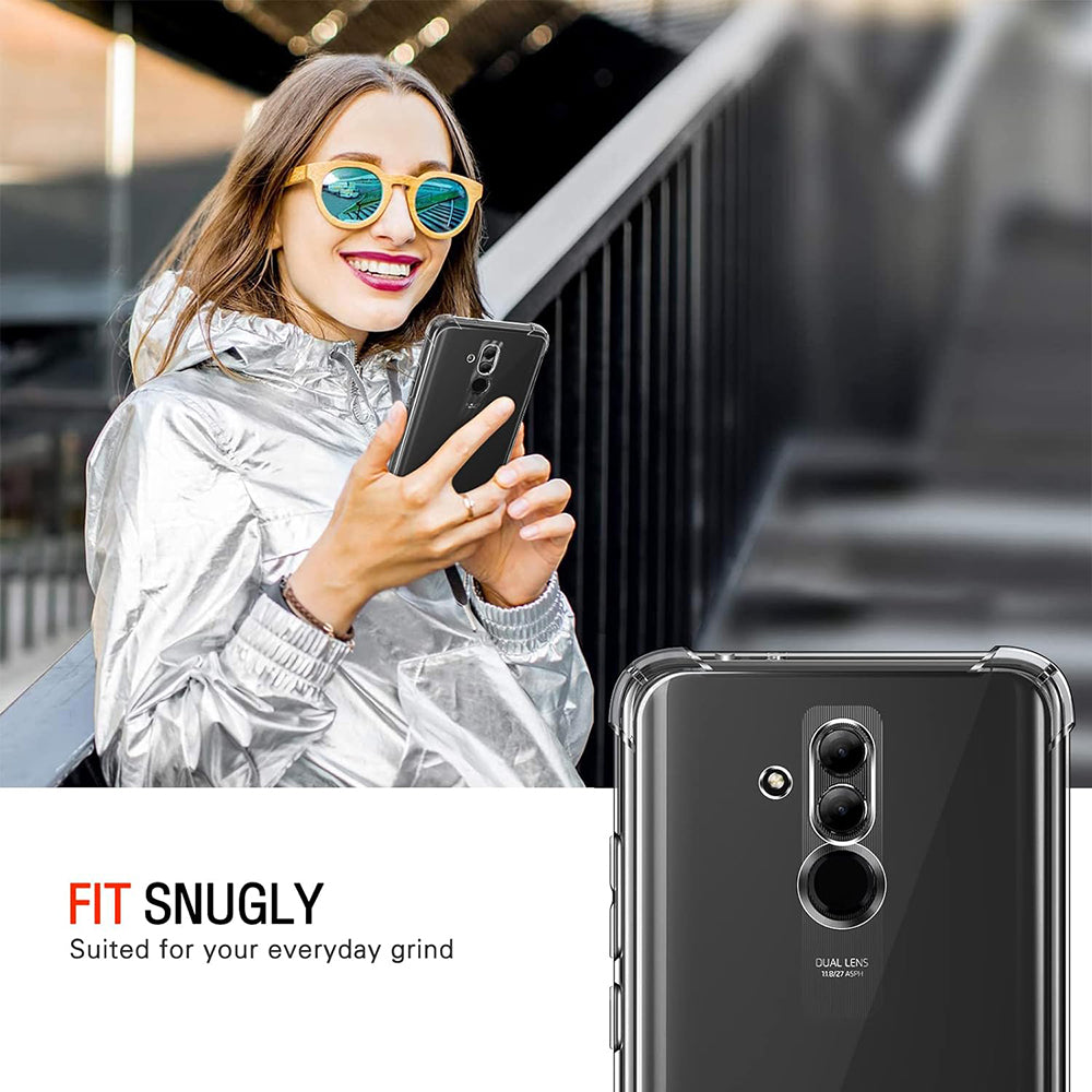 Θήκη για Huawei Mate 20 Lite, Techsuit, Ανθεκτική σε Κρούσεις Διαφανής, Διάφανη