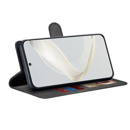 Θήκη για Huawei nova 12s / nova 11, Techsuit, Diary Book, Μαύρο