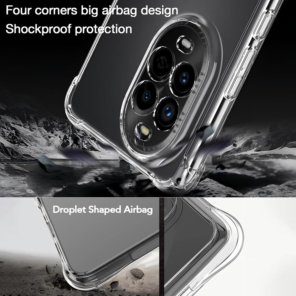 Θήκη για Huawei nova 13 Pro, Techsuit, Ανθεκτική σε Κρούσεις Διαφανής, Διάφανη