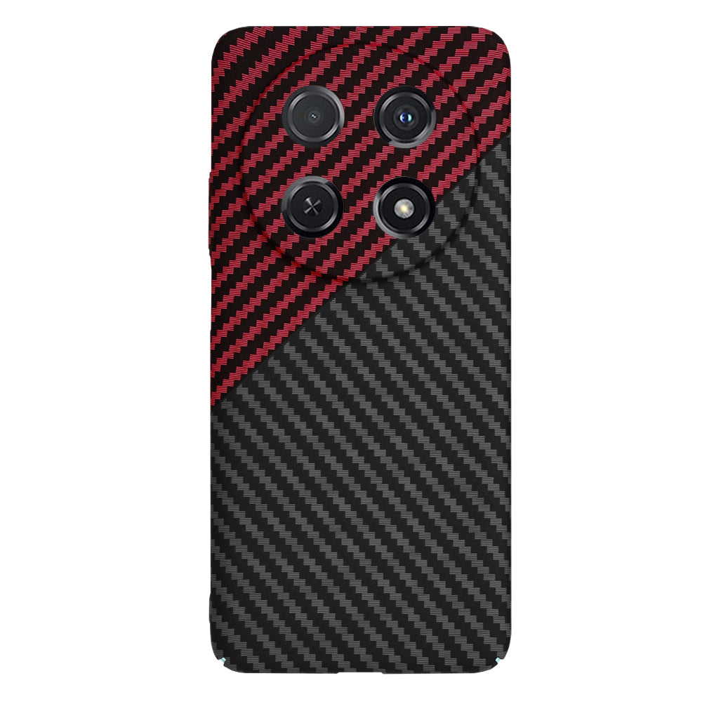 Θήκη για Huawei nova 13i / nova 12i, Techsuit, Carbonite FiberShell, Μαύρο Κόκκινο