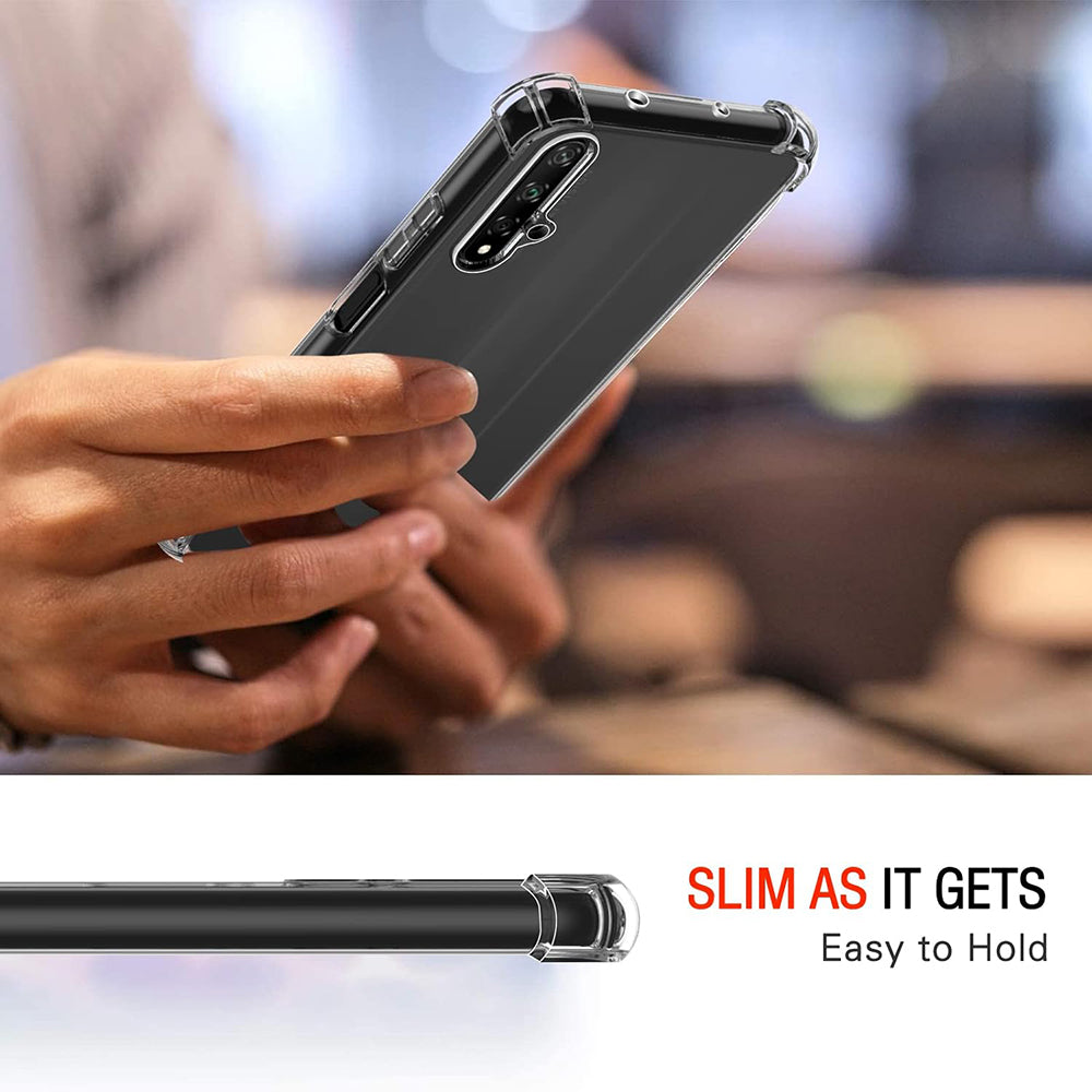 Θήκη για Huawei nova 5T / Honor 20, Techsuit, Ανθεκτική σε Κρούσεις Διαφανής, Διάφανη