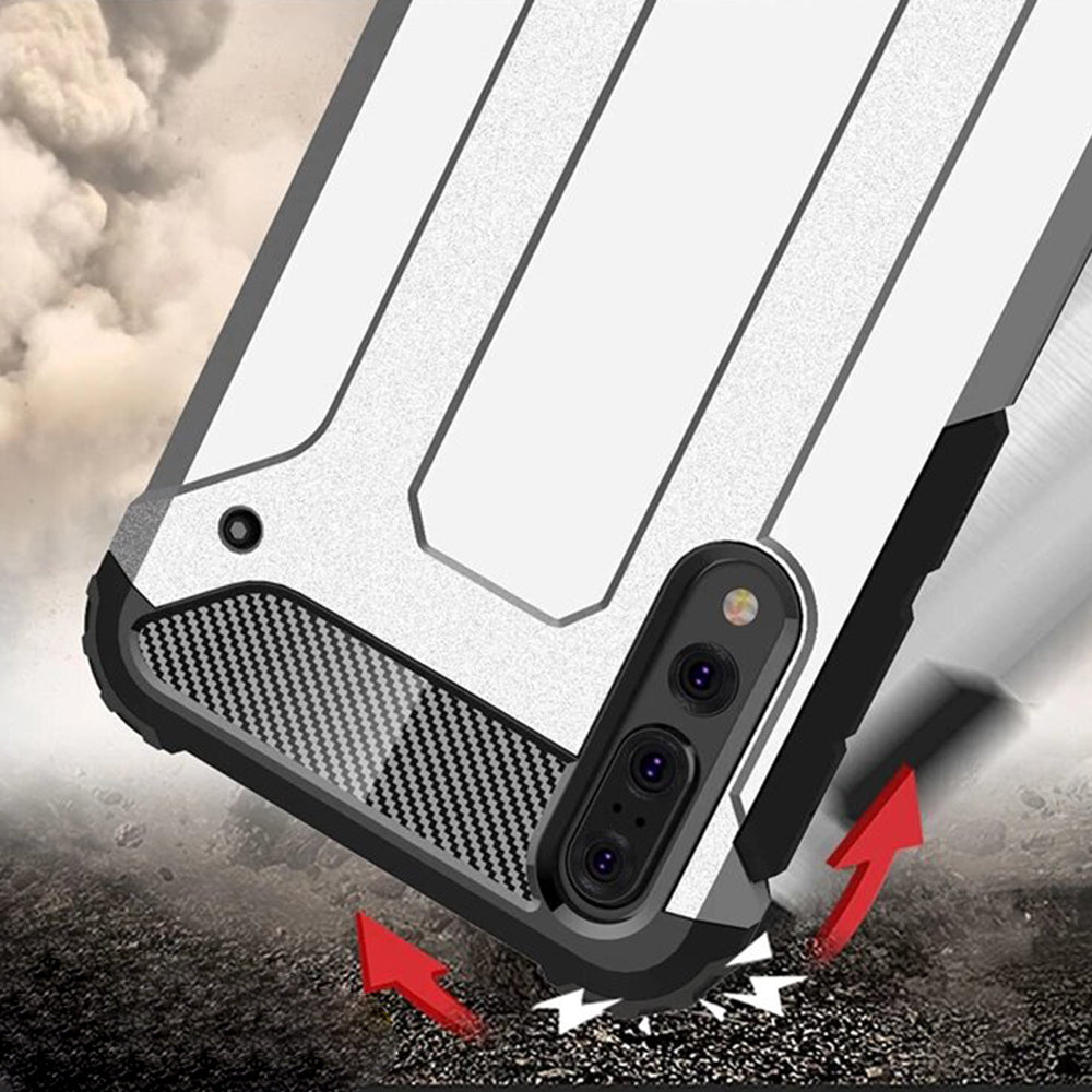 Θήκη για Huawei P20 Pro, Techsuit, Hybrid Armor, Μαύρη