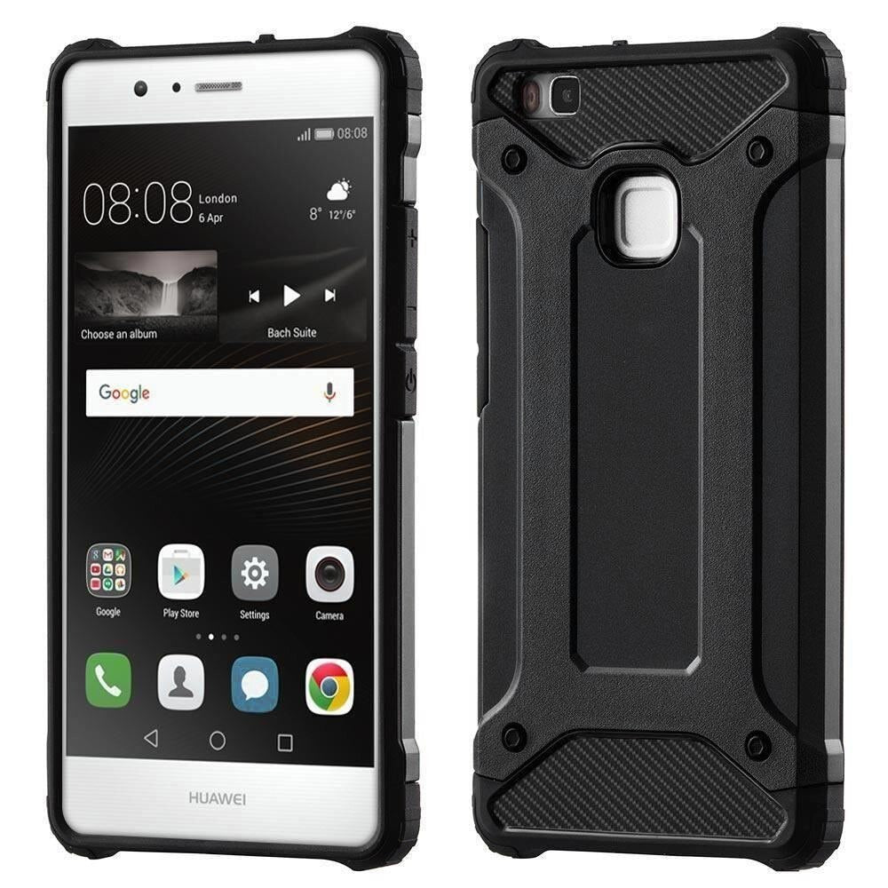Θήκη για Huawei P9 lite (2016), Techsuit, Hybrid Armor, Μαύρη