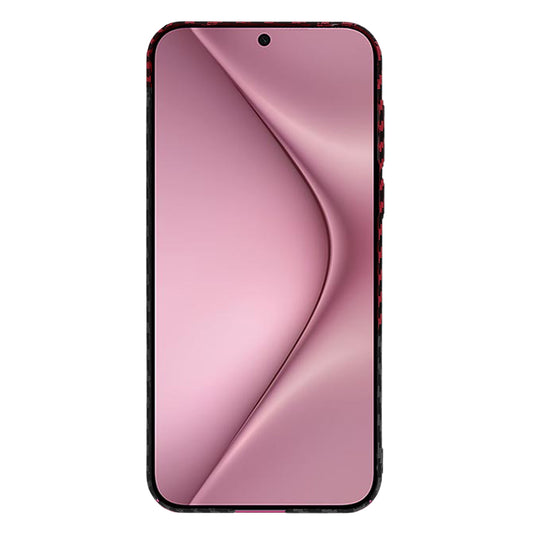 Θήκη για Huawei Pura 70, Techsuit, Carbonite FiberShell, Μαύρο Κόκκινο