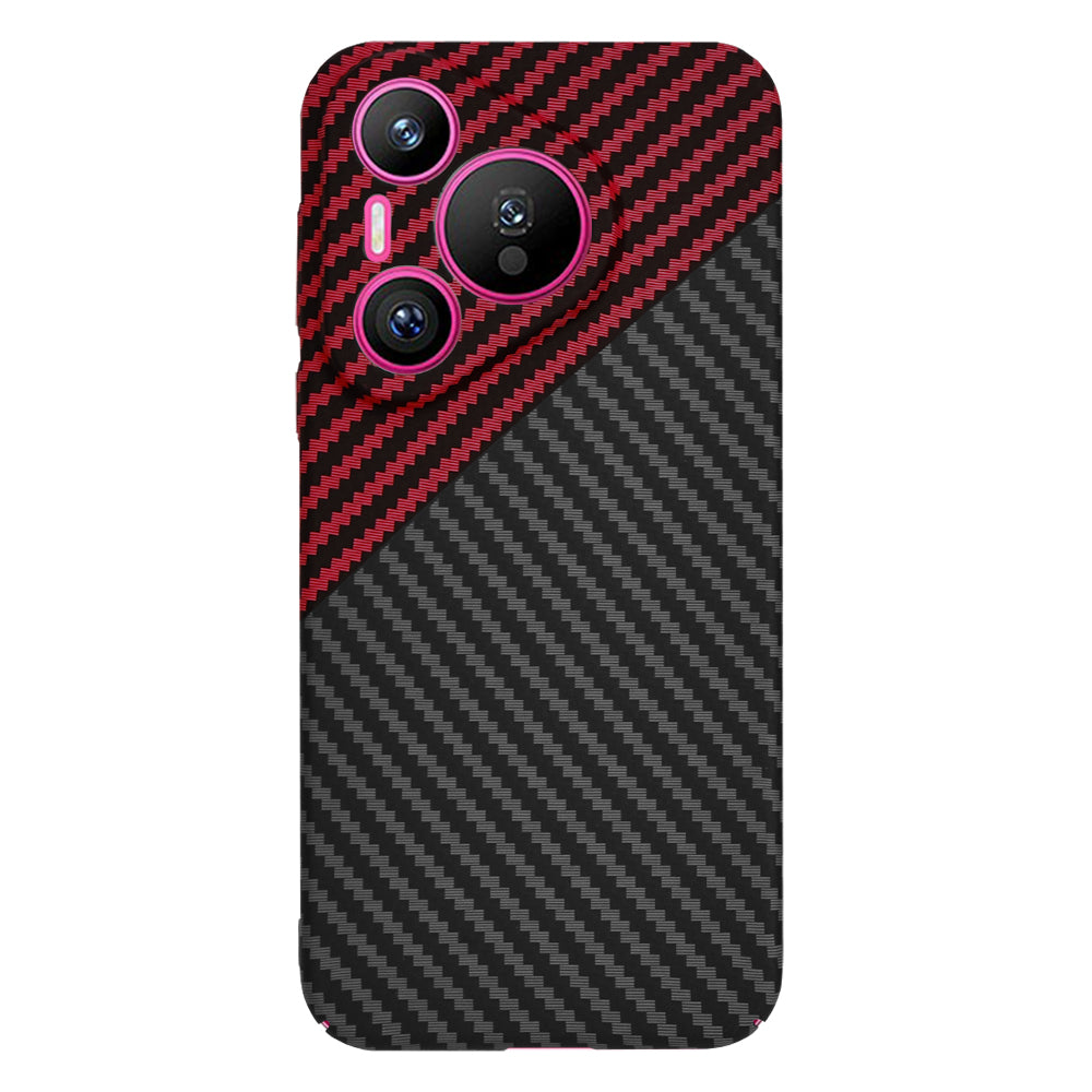 Θήκη για Huawei Pura 70, Techsuit, Carbonite FiberShell, Μαύρο Κόκκινο