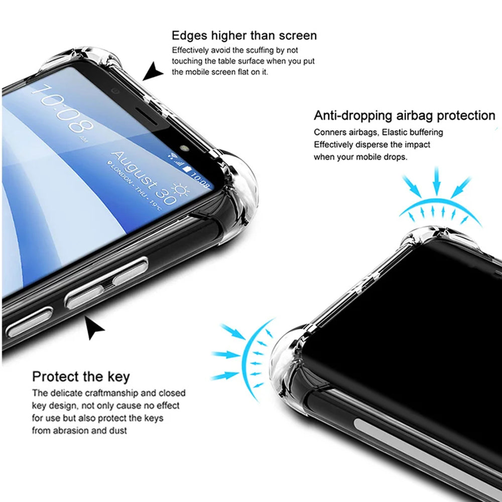 Θήκη για Huawei Pura 70, Techsuit, Ανθεκτική σε Κρούσεις Διαφανής, Διάφανη