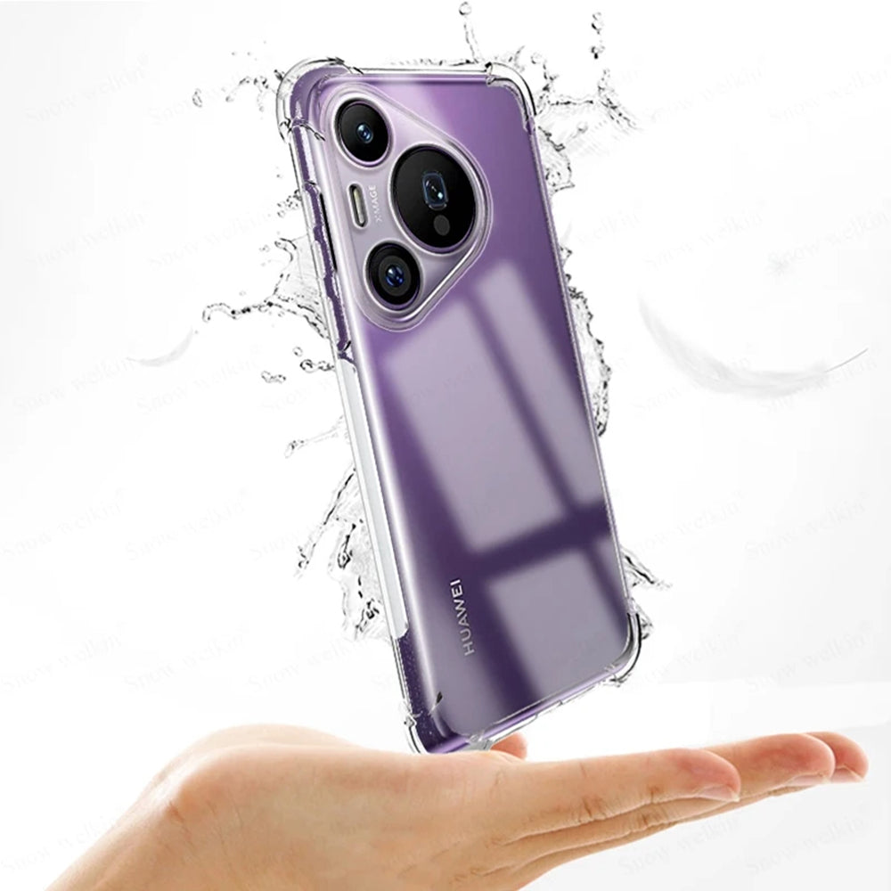 Θήκη για Huawei Pura 70, Techsuit, Ανθεκτική σε Κρούσεις Διαφανής, Διάφανη