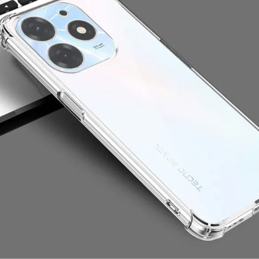 Θήκη για Infinix Hot 40i, Techsuit, Ανθεκτική σε Κρούσεις Διαφανής, Διάφανη