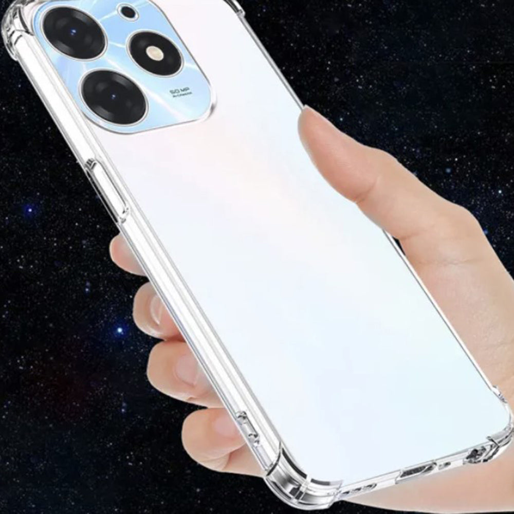 Θήκη για Infinix Hot 40i, Techsuit, Ανθεκτική σε Κρούσεις Διαφανής, Διάφανη