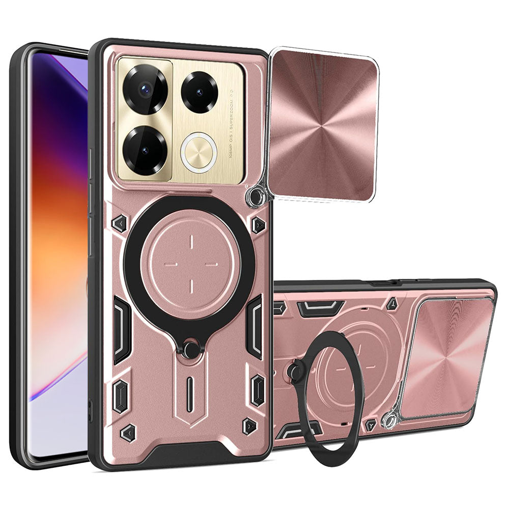 Θήκη για Infinix Note 40 Pro+, Techsuit, CamGuard Pro, Ροζ Χρυσό